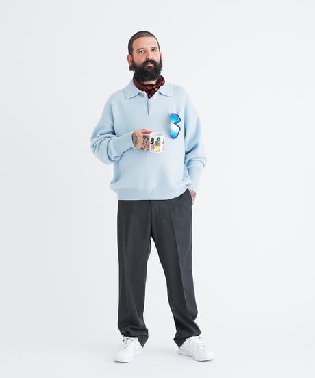 MINI-POCKET KNIT POLO
