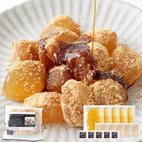 送料無料【ポスト投函】まるでわらび餅!!【お徳用】こんにゃくで作ったわらび餅130g×5袋（黒蜜・きなこ付き）