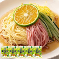 ★まもなく販売終了！在庫数残りわずか！★送料無料【ポスト投函】爽やかシークワーサーだれの冷やし中華☆プレミアムシークワーサーちゃん5食セット