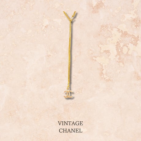 【1997年製・希少コンビ】VINTAGE CHANEL スイングココマーク ロングネックレス