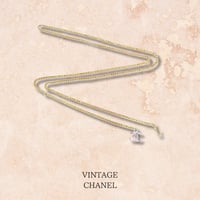 【1997年製・希少コンビ】VINTAGE CHANEL スイングココマーク ロングネックレス