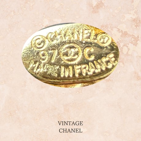 【1997年製・希少コンビ】VINTAGE CHANEL スイングココマーク ロングネックレス