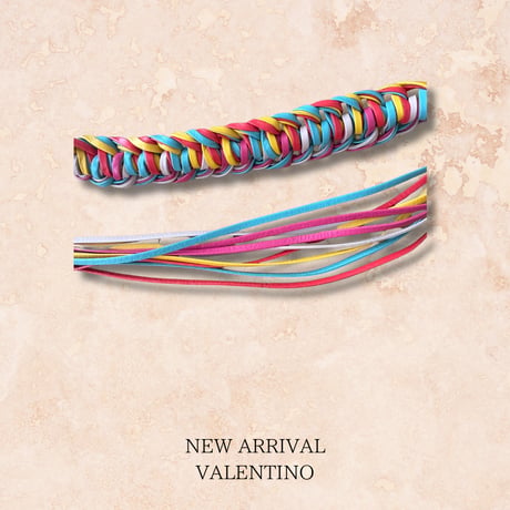 【NEW ARRIVAL】RED VALENTINO カラフル星スタッズ レザーバケットバッグ