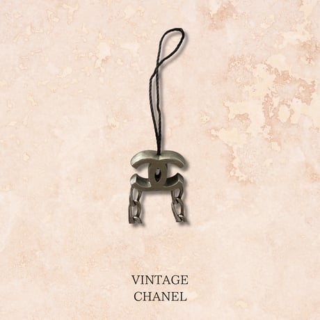 【超希少・お箱付き】VINTAGE CHANEL ココマーク ハンドチェーンストラップ