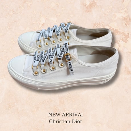 【美品/クリーニング済】Christian Dior J'ADIOR スニーカー 36.5（約23.0〜細身23.5cm）