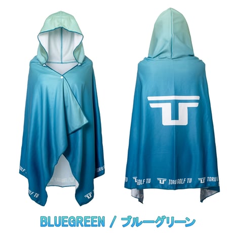 【toru golf tv様とのコラボ商品】BreezeShell 冷感ポンチョ BRZ2【期間限定サイン入り※8月31日注文分まで】