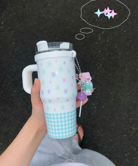 小花タンブラー