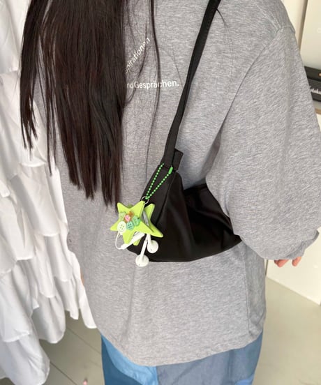 ボタンイヤホンキーホルダー