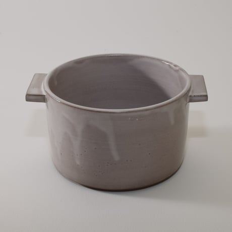 小鍋 （アッシュグレー）［Fujii Msy Pottery］