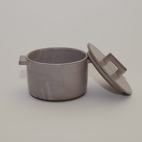 小鍋 （アッシュグレー）［Fujii Msy Pottery］