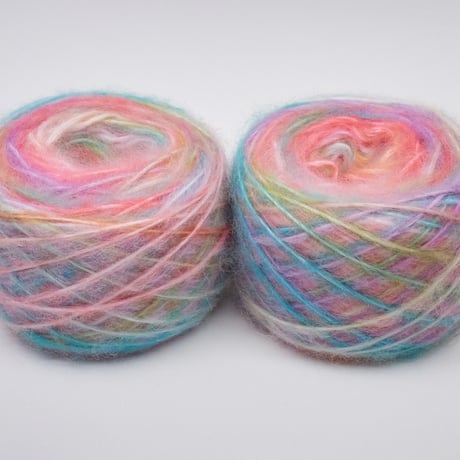 【Cotton Candy（コットンキャンディー）】わたあめのようなふわふわカラフルな糸 Rainbow Flavor🌈✨️