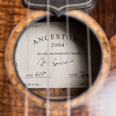 Ancestor's Type2 Authentic Masterpiece ソプラノロングネック #417