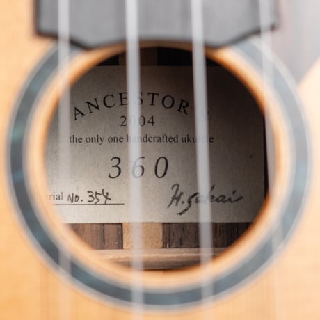 【USED】Ancestor's OH360RI Type1 ソプラノウクレレ #354（中古・2025年製）