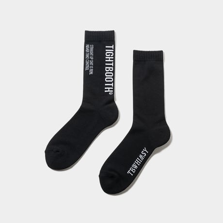 TIGHTBOOTH LABEL LOGO SOCKS