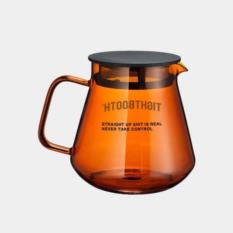 TIGHTBOOTH LABEL LOGO COFFEE POT