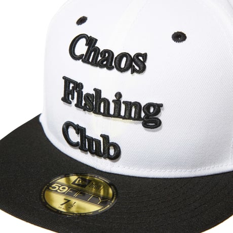 Chaos Fishing Club LOGO CAP WHITE×BLACK