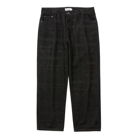 EVISEN  PATTERN DENIM PANTS