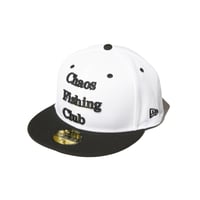 Chaos Fishing Club LOGO CAP WHITE×BLACK