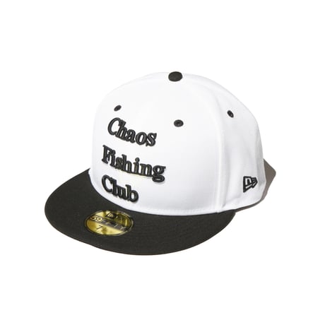 Chaos Fishing Club LOGO CAP WHITE×BLACK