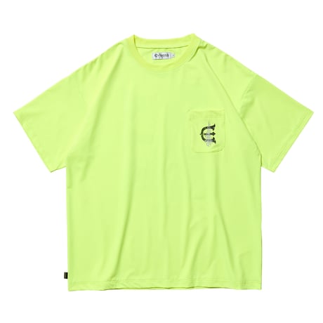 EVISEN FIRE RECTANGLE LOGO POCKET TECH TEE