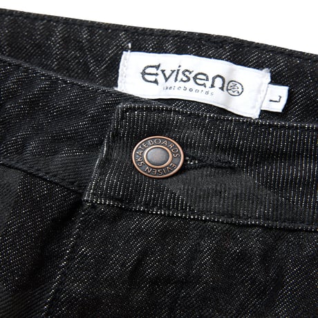 EVISEN  PATTERN DENIM PANTS