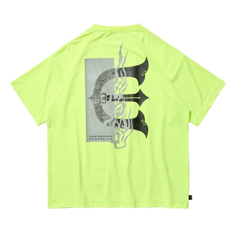 EVISEN FIRE RECTANGLE LOGO POCKET TECH TEE