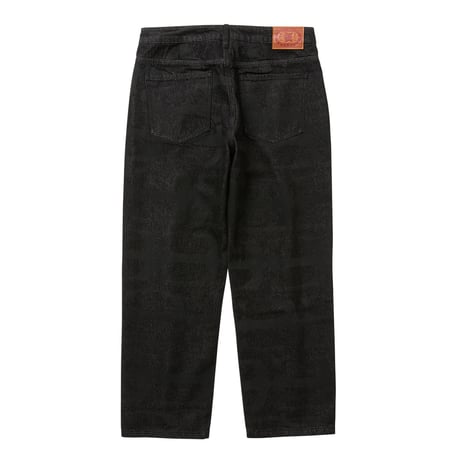 EVISEN  PATTERN DENIM PANTS