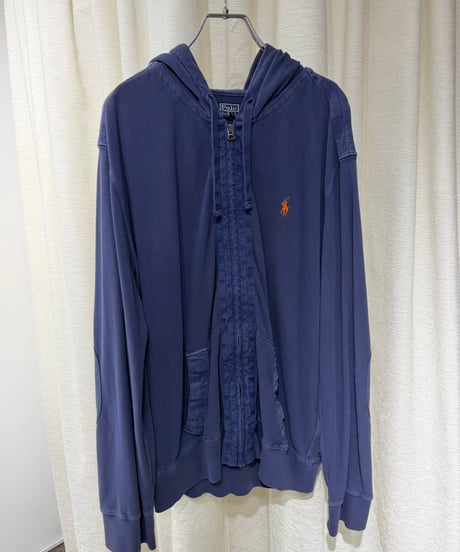 90s Polo Ralph Lauren 鹿の子ジップアップパーカー