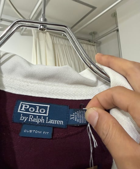 90s Polo Ralph Lauren オールドイングリッシュロゴ ラガーシャツ