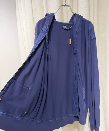 90s Polo Ralph Lauren 鹿の子ジップアップパーカー