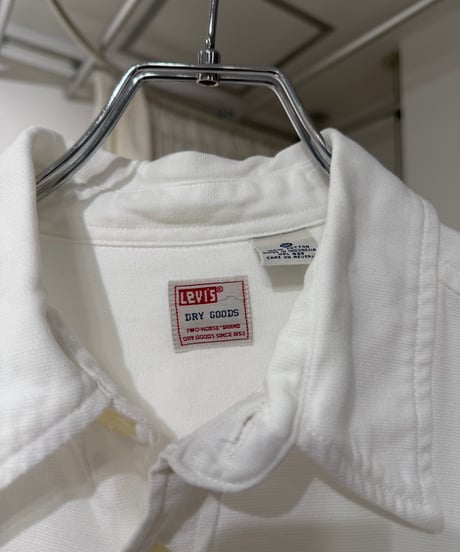 90s Levi's DRY GOODS コットンホワイトシャツ