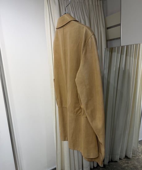 2000s MIU MIU レザーテーラードジャケット