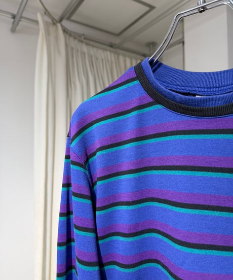 90s JANTZEN CLASSICS マルチボーダー ロンT