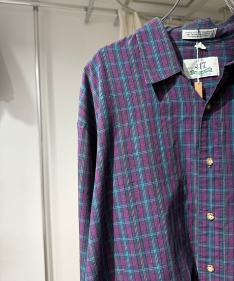 80s VAN HEUSEN チェックシャツ