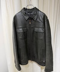 2013s BANANA REPUBLIC ラムレザー ダブルジップブルゾン