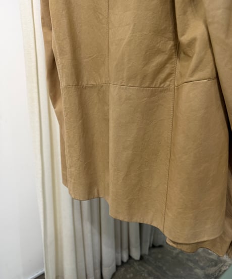2000s MIU MIU レザーテーラードジャケット