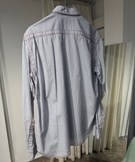 COMME des GARCONS HOMME　ステッチデザイン チェックシャツ
