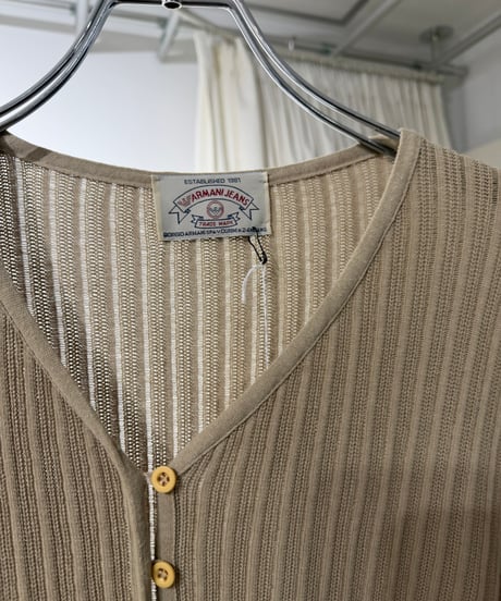 90s ARMANI JEANS 12ボタンカーディガン