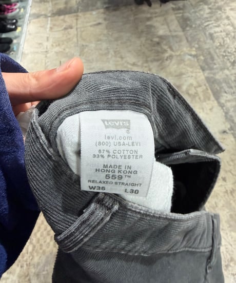 Levi's 559 コーデュロイ ワイドパンツ W36L30
