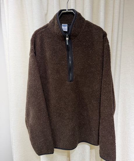90s OLD NAVY ハーフジップボアフリース