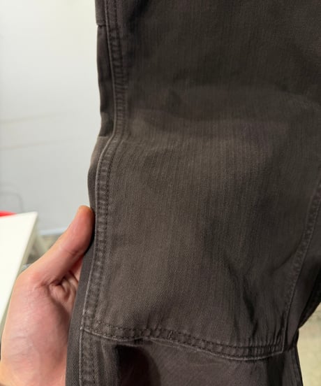 Dickies コットンヘリンボーン ダブルニー ワークパンツ
