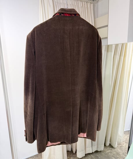 COMME des GARÇONS HOMME コーデュロイ くるみボタンテーラードジャケット