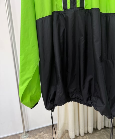 90s adidas ツートーン ハーフジップナイロンシェル