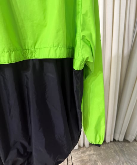 90s adidas ツートーン ハーフジップナイロンシェル