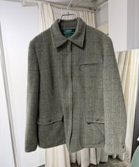 90s Lauren ラムウール ジップアップジャケット