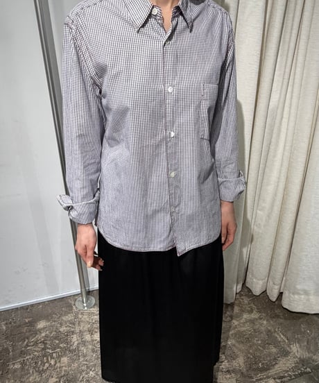 COMME des GARCONS HOMME　ステッチデザイン チェックシャツ