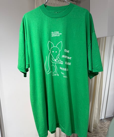 90s 花文字フォントTシャツ