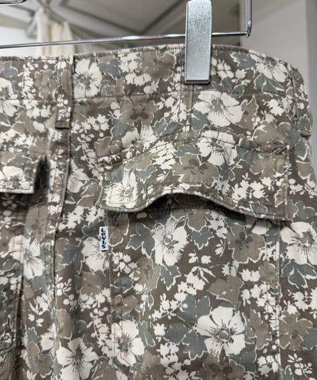 00s Levi's 花柄コットンカーゴパンツ