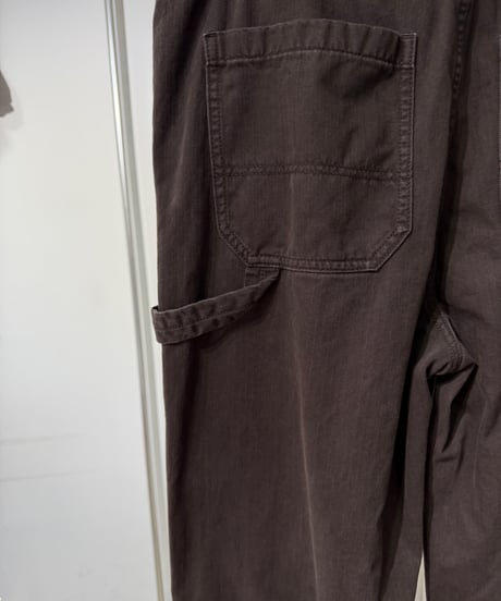 Dickies コットンヘリンボーン ダブルニー ワークパンツ