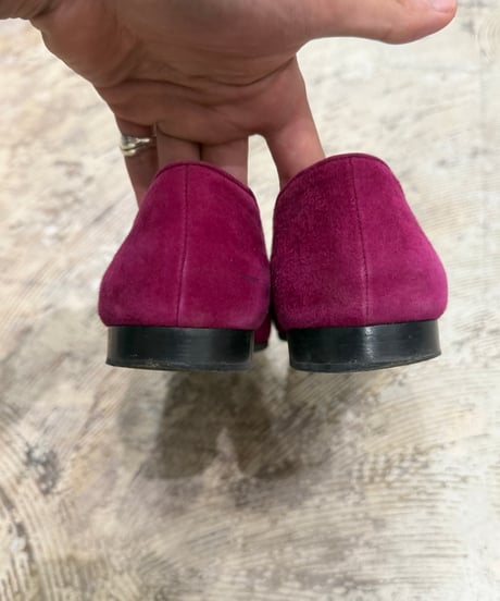 PRADA スウェードタッセルローファー